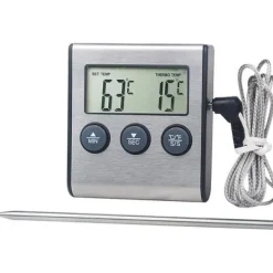 -50℃ 300℃ Kökstermometer Sond Termometer Matlagning Mattermometrar Kötttermometer Sond BBQ Mattermometer