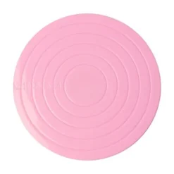 14 cm diameter sömlös DIY-tårtskiva, roterande plattform för dessertdekoration, säker att använda, lätt att städa