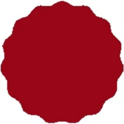 Tillbehör Till Matförvaring-5,5 cm etikett för marmelad, 48 st., mörkröd matt