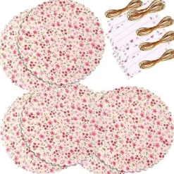 Tillbehör Till Matförvaring-5 dekorativa set för blomstersyltburk