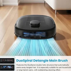 Dammsugartillbehör-17 Delars Tillbehörssats Kompatibel med Eufy RoboVac E28 Omni/E25 Omni - Huvudborstar, Sidoborstar, Dammpåsar