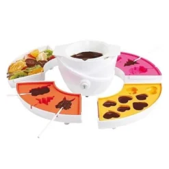 3 i 1 chokladfondue - DELTA - Variabel temperatur - Vit