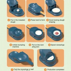 2 i 1 Dumpling Maker Machine - lättanvänd hushållsdumplingpressform