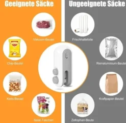 Matförvaringspåsar-2 in 1 Usb Sealer Machine Home & Kitchen