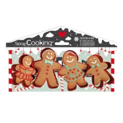 4 kakformar - Pepparkakor