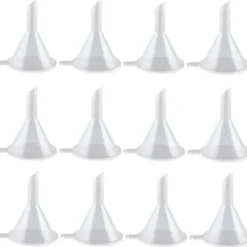 12 mini-plasttrattar för eterisk olja och sandmålning (snedgående öppning)