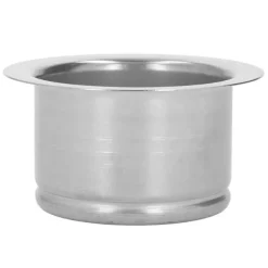 114 mm förlängd diskbänksfläns i rostfritt stål, djup avfallskvarnsfläns, reservdelar till köksdiskbänksfläns