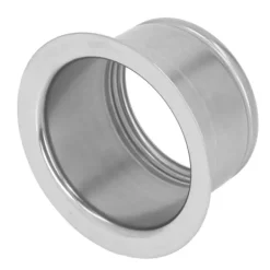 114 mm förlängd diskbänksfläns i rostfritt stål, djup avfallskvarnsfläns, reservdelar till köksdiskbänksfläns