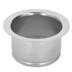 114 mm förlängd diskbänksfläns i rostfritt stål, djup avfallskvarnsfläns, reservdelar till köksdiskbänksfläns