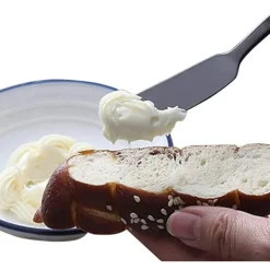 4 Pack Smörknivar i Rostfritt Silverglas . Smörkniv