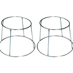 2 rostfria stöd för skaldjursfat