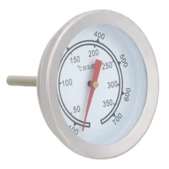 100~700℉ Rostfritt stål BBQ-termometer Temperaturmätare Analog urtavla Dubbel skala