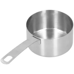 Mått & Måttskedar-304 rostfritt stål måttkopp kök bakning måttsked med skala matlagningstillbehör 1/2cup