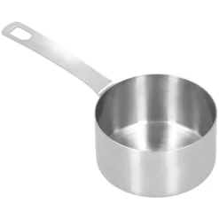 Mått & Måttskedar-304 rostfritt stål måttkopp kök bakning måttsked med skala matlagningstillbehör 1/2cup