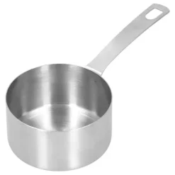 Mått & Måttskedar-304 rostfritt stål måttkopp kök bakning måttsked med skala matlagningstillbehör 1/2cup