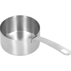 Mått & Måttskedar-304 rostfritt stål måttkopp kök bakning måttsked med skala matlagningstillbehör 1/2cup