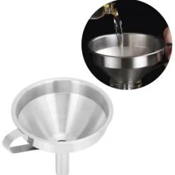 304 rostfritt stål påfyllningstratt separator olja öl kaffe vatten vätsketratt köksredskap liten storlek 11 cm