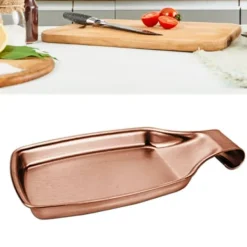 304 rostfritt stål sked vila förvaring Quadrate Fashionabla redskap skedhållare för kök Rose Gold