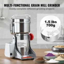 25000 RPM 40-200 mesh 700 g kapacitet multifunktionell elektrisk spannmålskvarn av svängtyp, säker design