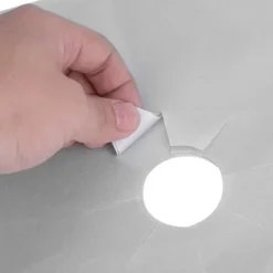 Gasbrännare-4 st. brännarskydd för gasspis, non-stick oljeskyddsmatta, köksredskap (silver)