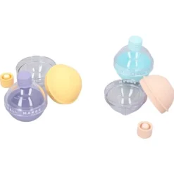 Isformar-4 st glödlampshockeyformar säkra hälsosamma godisfärger tillsätter smak lätta att urgjuta whiskyisformar med lock