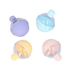 Isformar-4 st glödlampshockeyformar säkra hälsosamma godisfärger tillsätter smak lätta att urgjuta whiskyisformar med lock