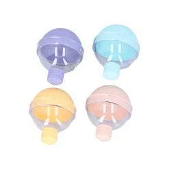 Isformar-4 st glödlampshockeyformar säkra hälsosamma godisfärger tillsätter smak lätta att urgjuta whiskyisformar med lock