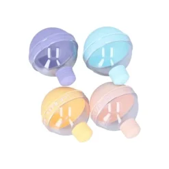 Isformar-4 st glödlampshockeyformar säkra hälsosamma godisfärger tillsätter smak lätta att urgjuta whiskyisformar med lock