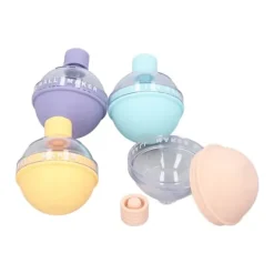 Isformar-4 st glödlampshockeyformar säkra hälsosamma godisfärger tillsätter smak lätta att urgjuta whiskyisformar med lock