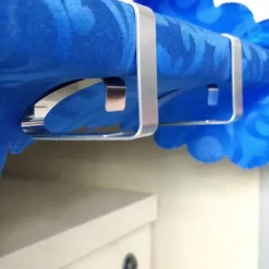 4 st hushållsduk i rostfritt stål halkfria klämmor dukklämma