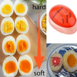 Äggklockor-2 st kök äggtimer äggkokning litet verktyg hartsäggverktyg ägg matlagningshjälp färgskiftande matlagningstemperaturobservatör äggkokningsindikatorer | CDON