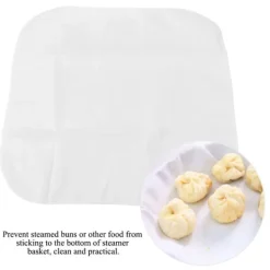 6 st köksbomullsångduk ångkokta bullar dumplings ångduk matlagningstillbehör