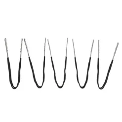 Kökstänger-5 st Kökstång i rostfritt stål Non Stick Matlagning Grillning Mattång Anti-Slip Grip Mini Tång 15cm / 5.9in