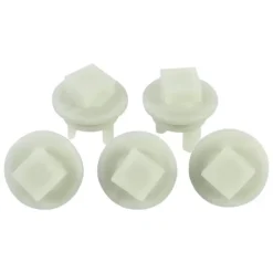 Matkvarnar-5 st. Köttkvarndelar till hemkök i plast, växelhylsa, passar till Bosch