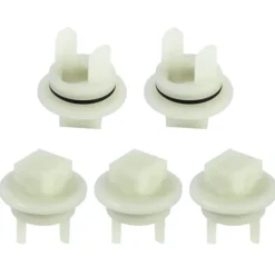 Matkvarnar-5 st. Köttkvarndelar till hemkök i plast, växelhylsa, passar till Bosch