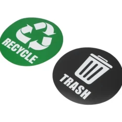 Tillbehör Till Avfallshantering-18 st miljöetiketter återvinn skräp dekaler självhäftande vattentät papperskorgdekor