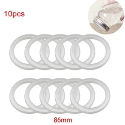 Tillbehör Till Matförvaring-10 st silikonburkpackningar ersättning lufttäta silikonpackningstätningsringar för vanlig munkonservburk