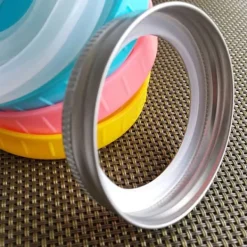Tillbehör Till Matförvaring-10 st silikonburkpackningar ersättning lufttäta silikonpackningstätningsringar för vanlig munkonservburk