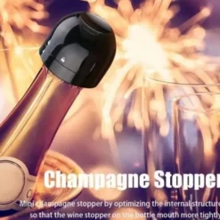 4 st silikontätning champagnepropp, vinflaskförslutning för champagne, vinflaskpropp Acce A463