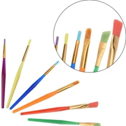 6 st små fondantkaka färgpenna dekorationsborste färgning socker hantverk bakverktyg