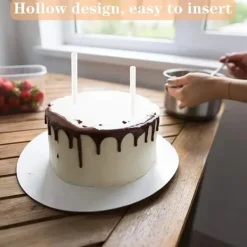 10 st stöd för tårtdekorationer i flera nivåer, 21x1,5 cm stöd