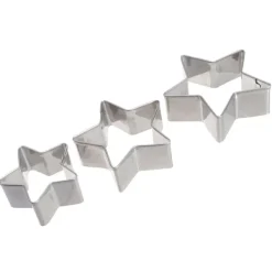 Kakformar-3 st stjärnformade Kakmått.