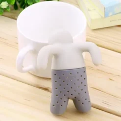 1 st Tekanna Söt tesil, silikon teinfuser Kryddfilterverktyg Tekanna tepåsar för te och kaffe Dryckesartiklar