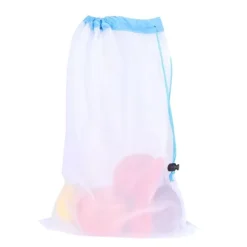 12 st återanvändbara frukt- och grönsakspåsar miljövänliga polyesternät grönsaks- och fruktleksaker förvaring