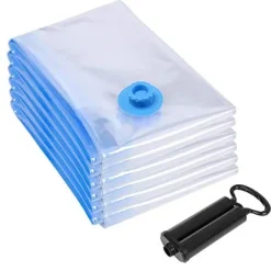 6 st uppsättning vakuumpåsar för kläder