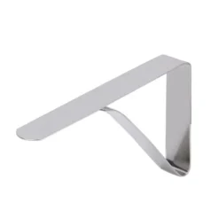 4 st vindtäta dukklämmor i rostfritt stål för bordsdukar