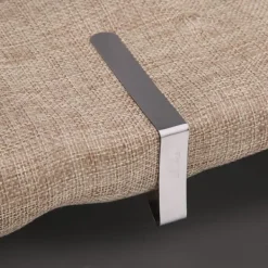 4 st vindtäta dukklämmor i rostfritt stål för bordsdukar