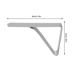 4 st vindtäta dukklämmor i rostfritt stål för bordsdukar