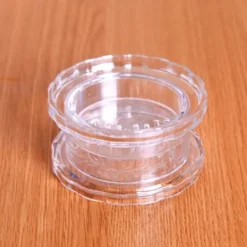 Vitlökspressar-4 st vitlökspress och köttfärskombination för hemmamatlagning, genomskinlig