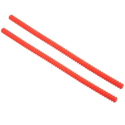 2 st värmeisolerade silikonklämmor för het ugnsgaller och hyllskydd för att undvika skållningsskydd